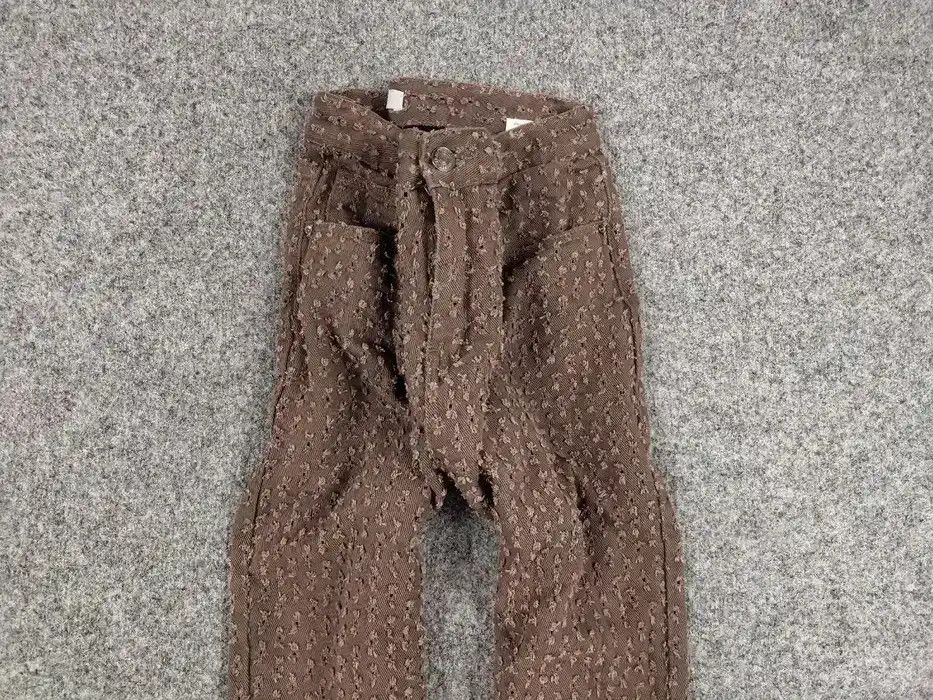 Japanese Brand Vintage Hype Japan Brown Denim Distressed Jeans Y2K Style Size US 32 / EU 48 - 3 Thumbnail