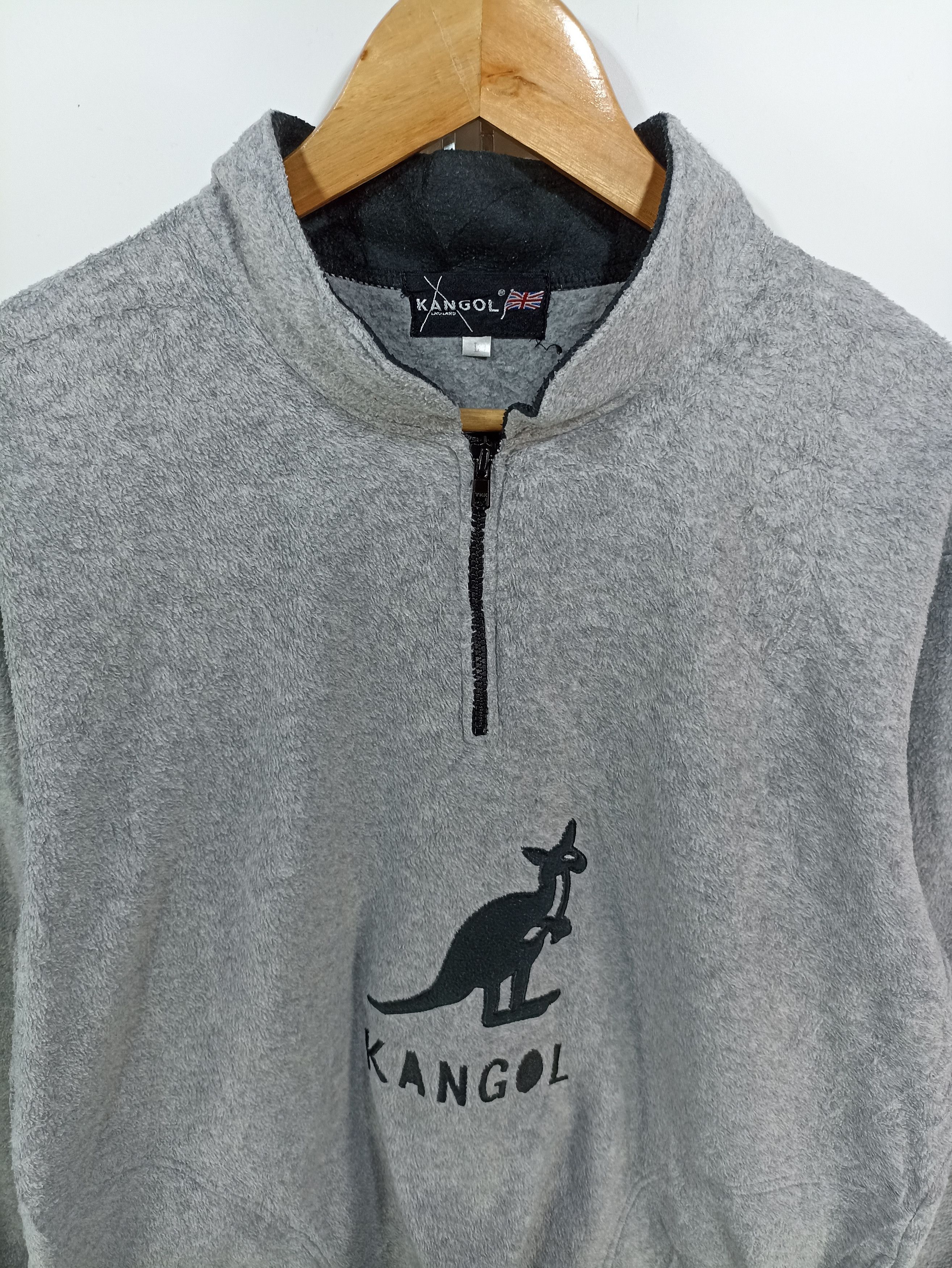 Kangol × Vintage Vintage kangol Fleece Sweatshirt Size US L / EU 52-54 / 3 - 2 Thumbnail