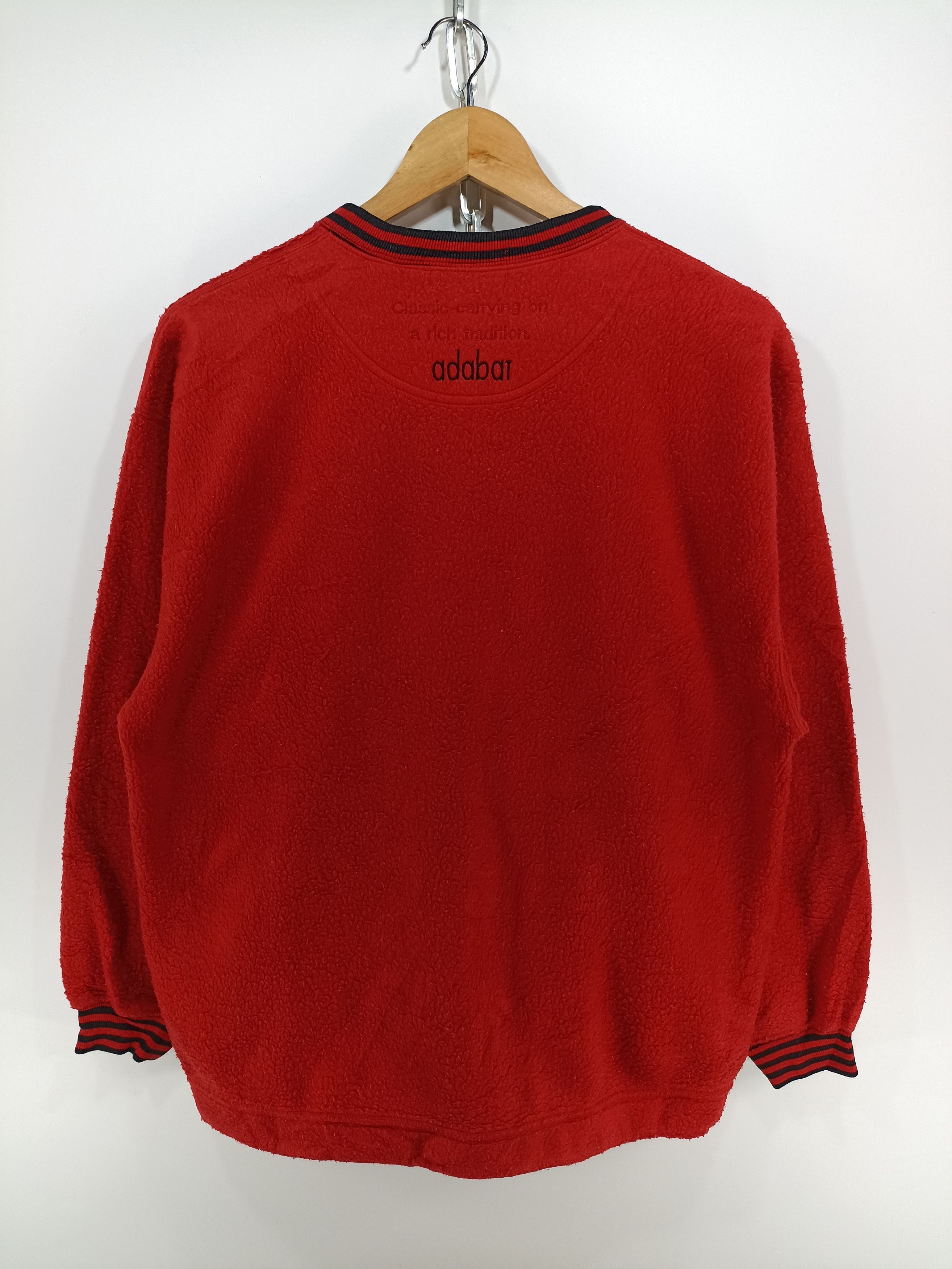 Designer × Japanese Brand × Vintage Vintage adabor Fleece Sweatshirt Made in japan Size US M / EU 48-50 / 2 - 2 Thumbnail