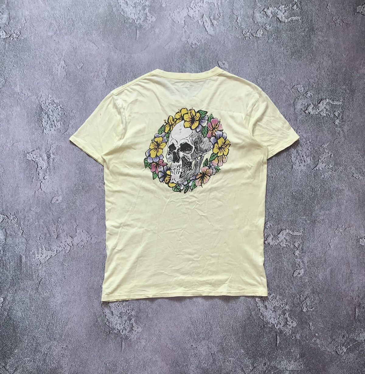 Quicksilver × Quiksilver Quiksilver M big logo scull flowers 💐 tee T-shirt polo dress Size US M / EU 48-50 / 2 - 9 Thumbnail