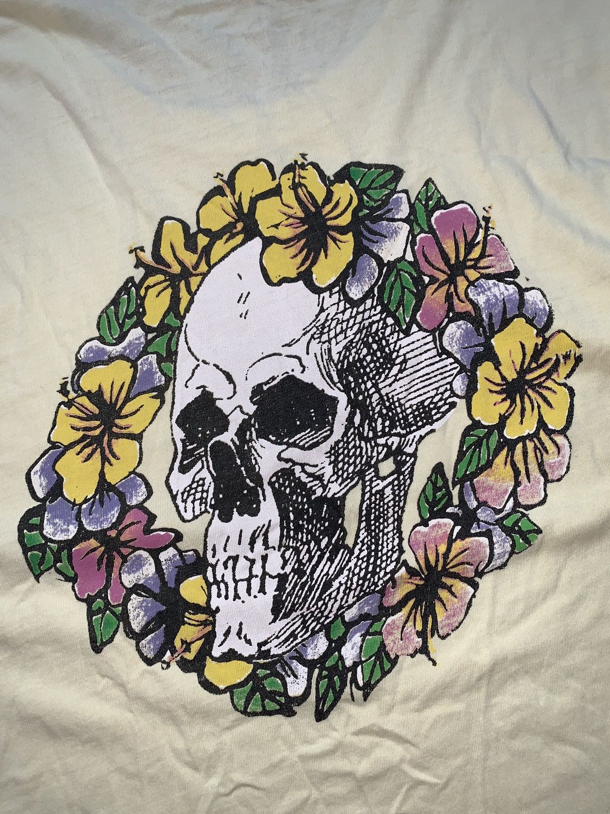Quicksilver × Quiksilver Quiksilver M big logo scull flowers 💐 tee T-shirt polo dress Size US M / EU 48-50 / 2 - 12 Thumbnail