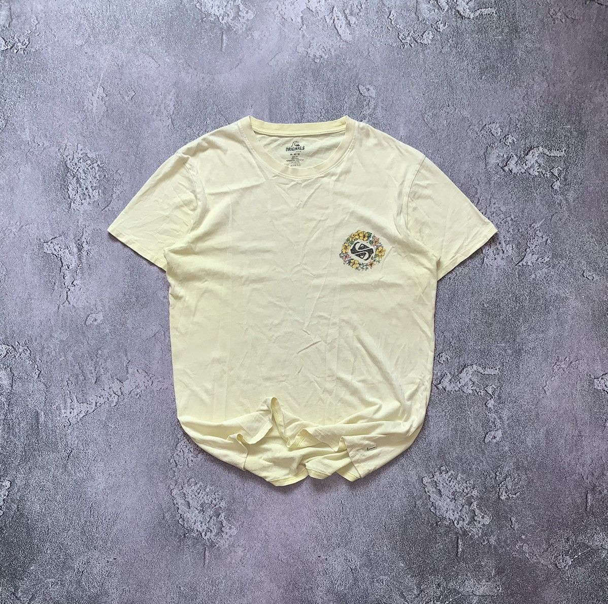 Quicksilver × Quiksilver Quiksilver M big logo scull flowers 💐 tee T-shirt polo dress Size US M / EU 48-50 / 2 - 1 Thumbnail