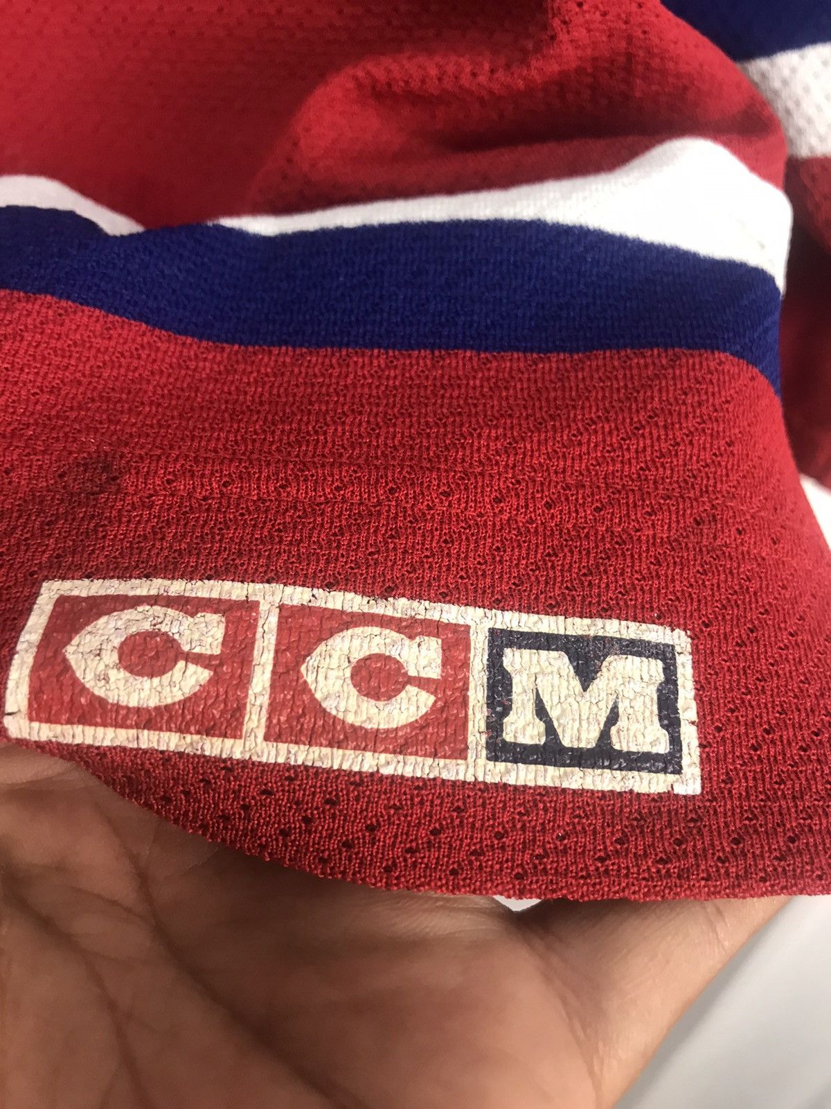 Ccm × Vintage Vintage ice hockey with patches by ccm Size US XL / EU 56 / 4 - 5 Thumbnail