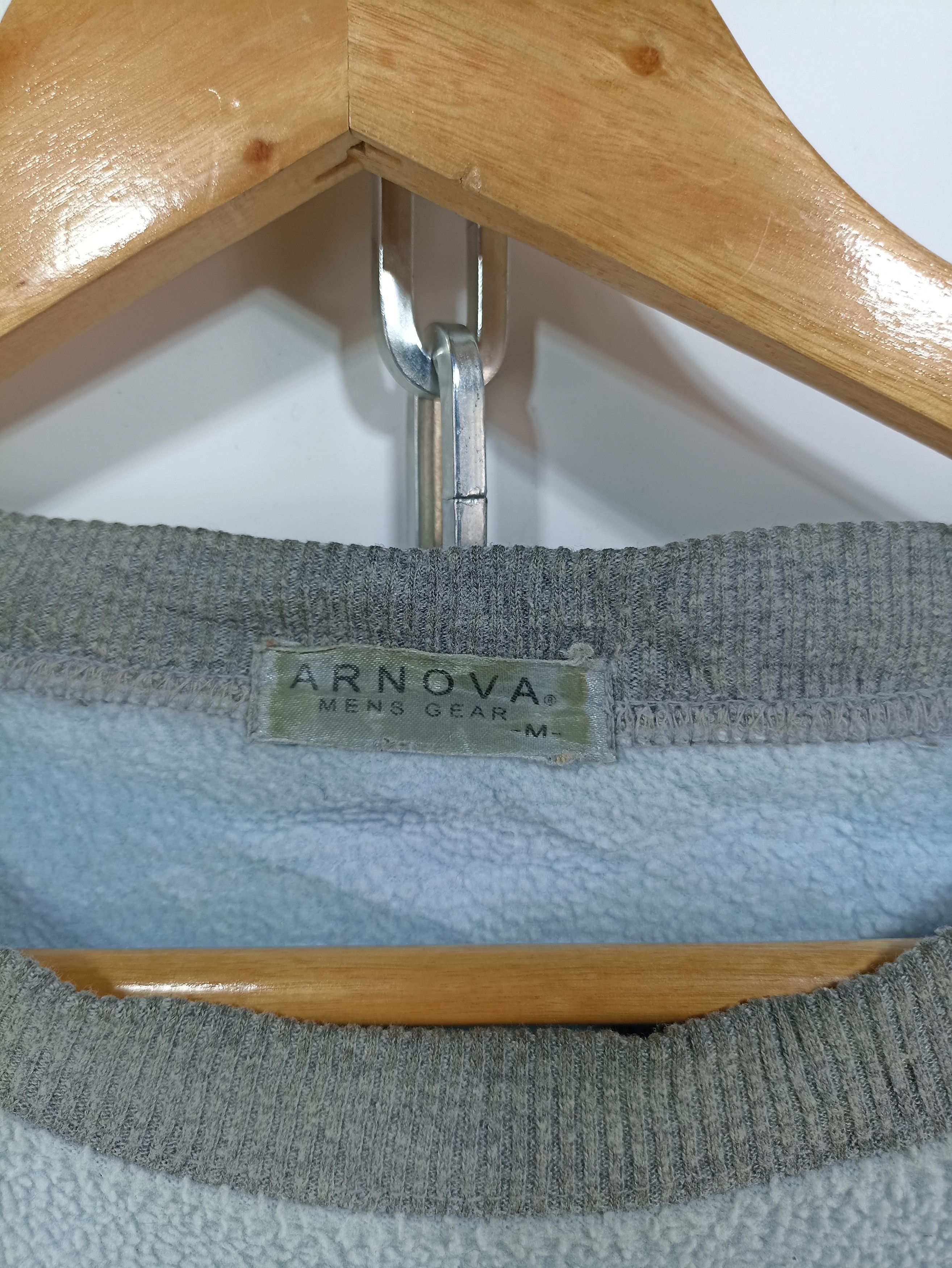 Japanese Brand × Vintage Vintage Arnova Embroidered Fleece Sweatshirt Size US M / EU 48-50 / 2 - 3 Thumbnail