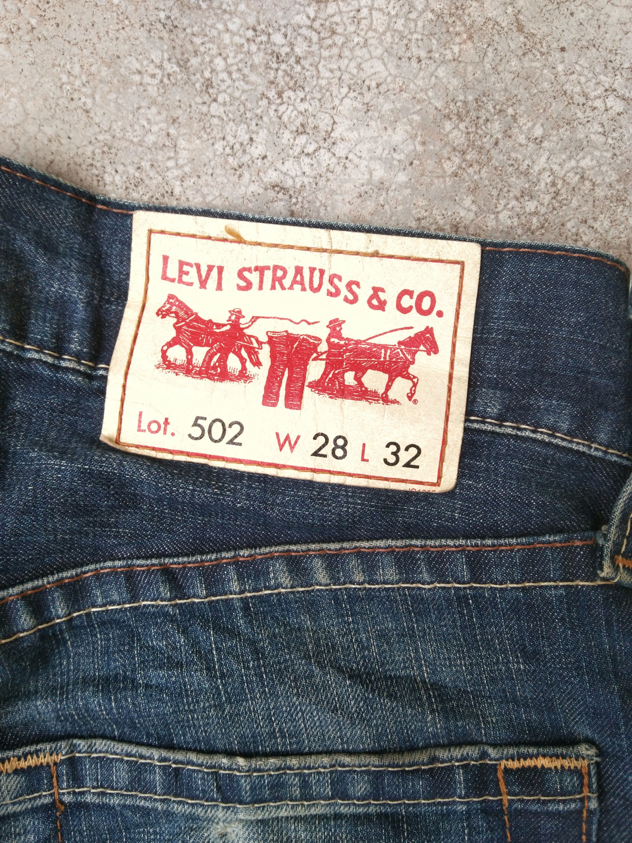 Levi's Vintage Levi's Jeans 502 Distressed Faded Blue Denim 28x30 Size US 28 / EU 44 - 5 Thumbnail