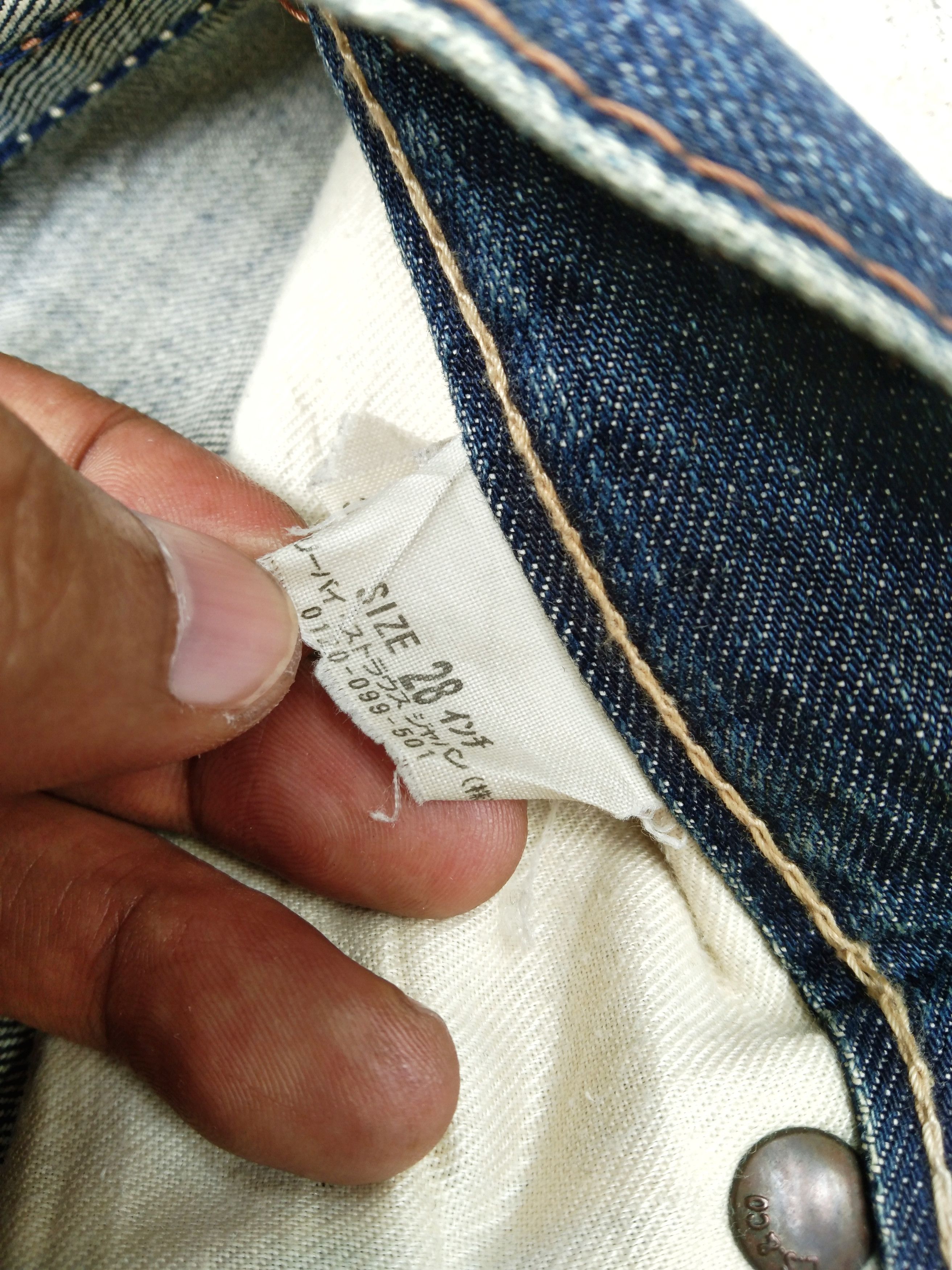 Levi's Vintage Levi's Jeans 502 Distressed Faded Blue Denim 28x30 Size US 28 / EU 44 - 7 Thumbnail
