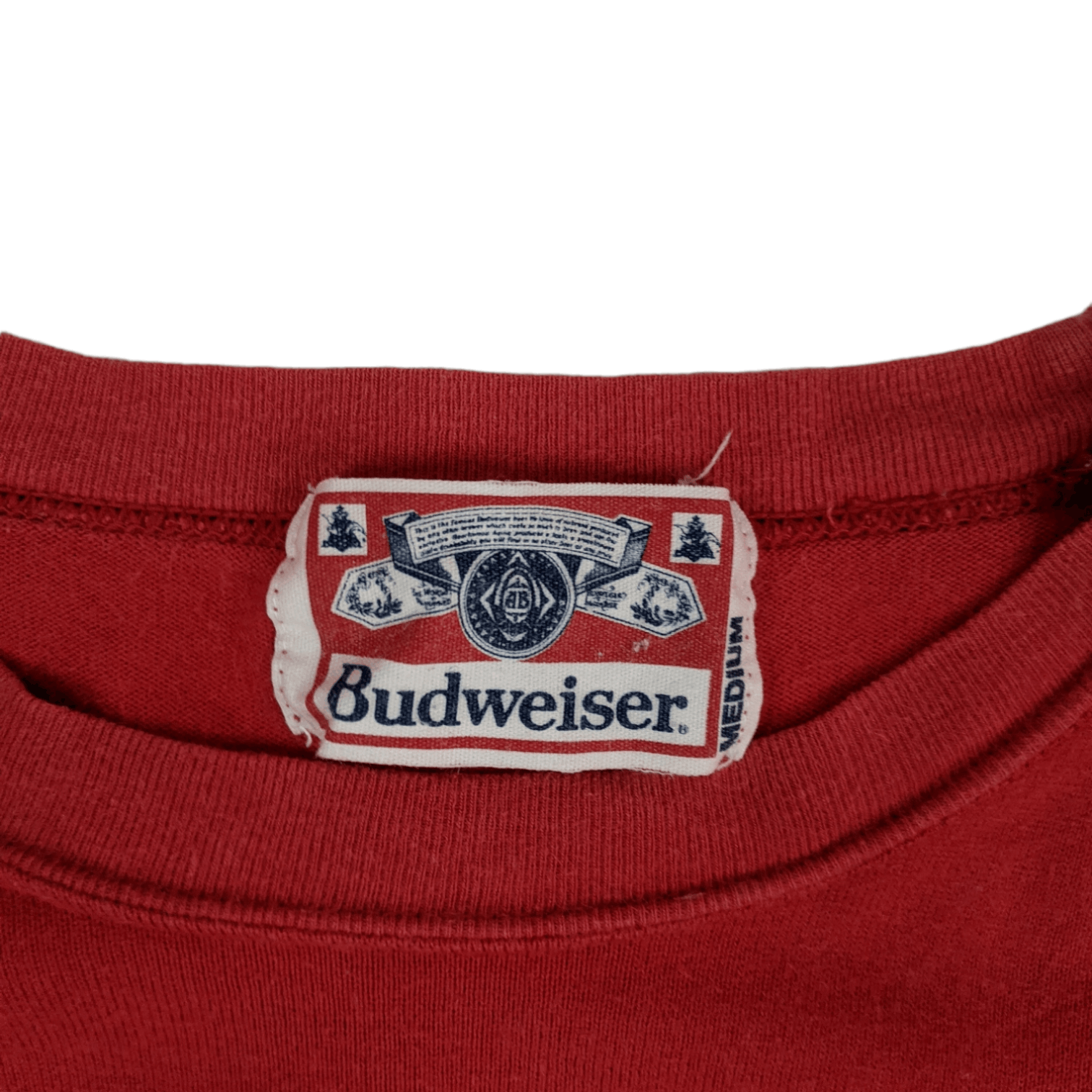 Budweiser Vintage 90's BUDWEISER Big Spell Out Single Stitches T-Shirt Size US M / EU 48-50 / 2 - 9 Thumbnail