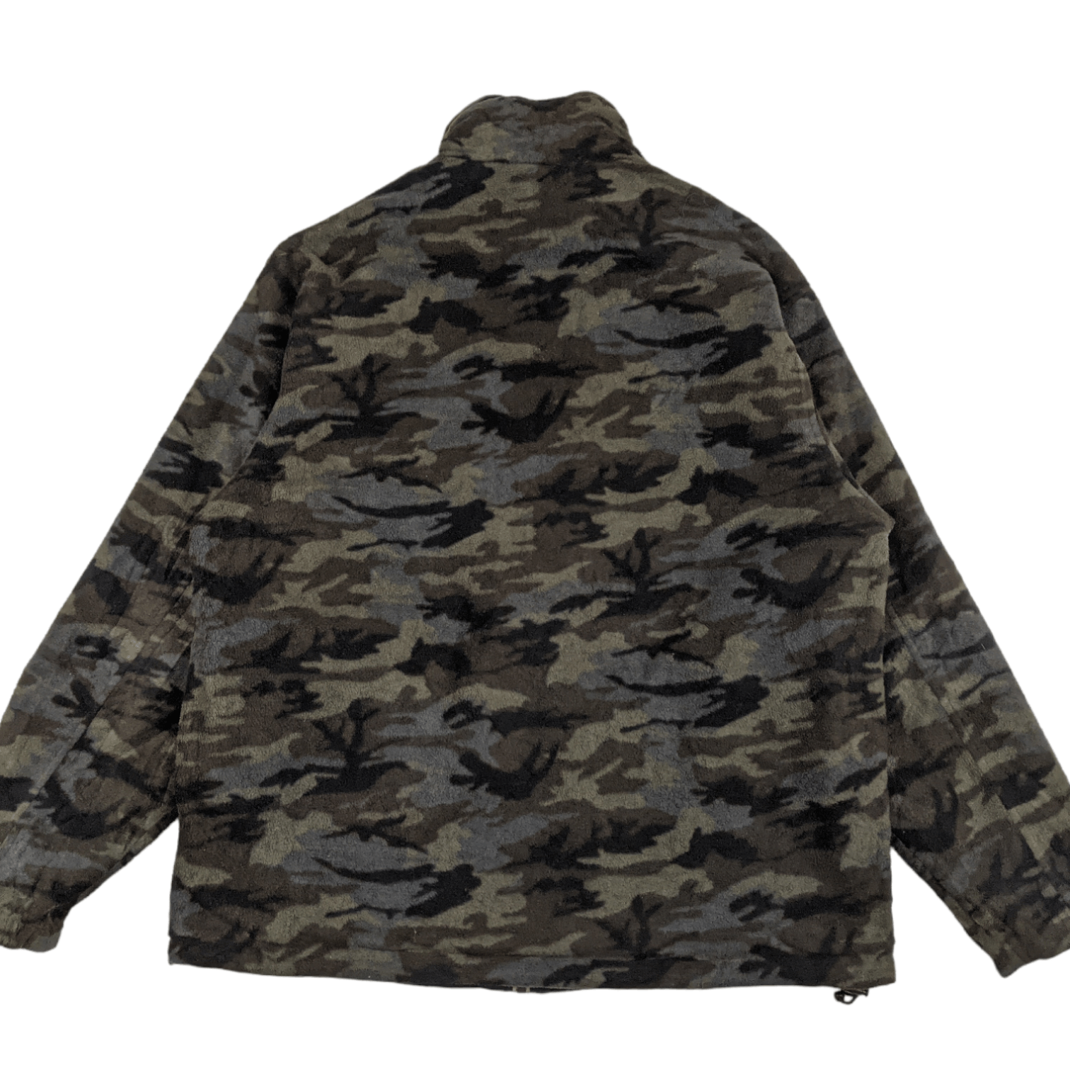 Japanese Brand 2000's UNIQLO Camouflage Fleece Windbreaker Winter Jacket Size US M / EU 48-50 / 2 - 6 Thumbnail