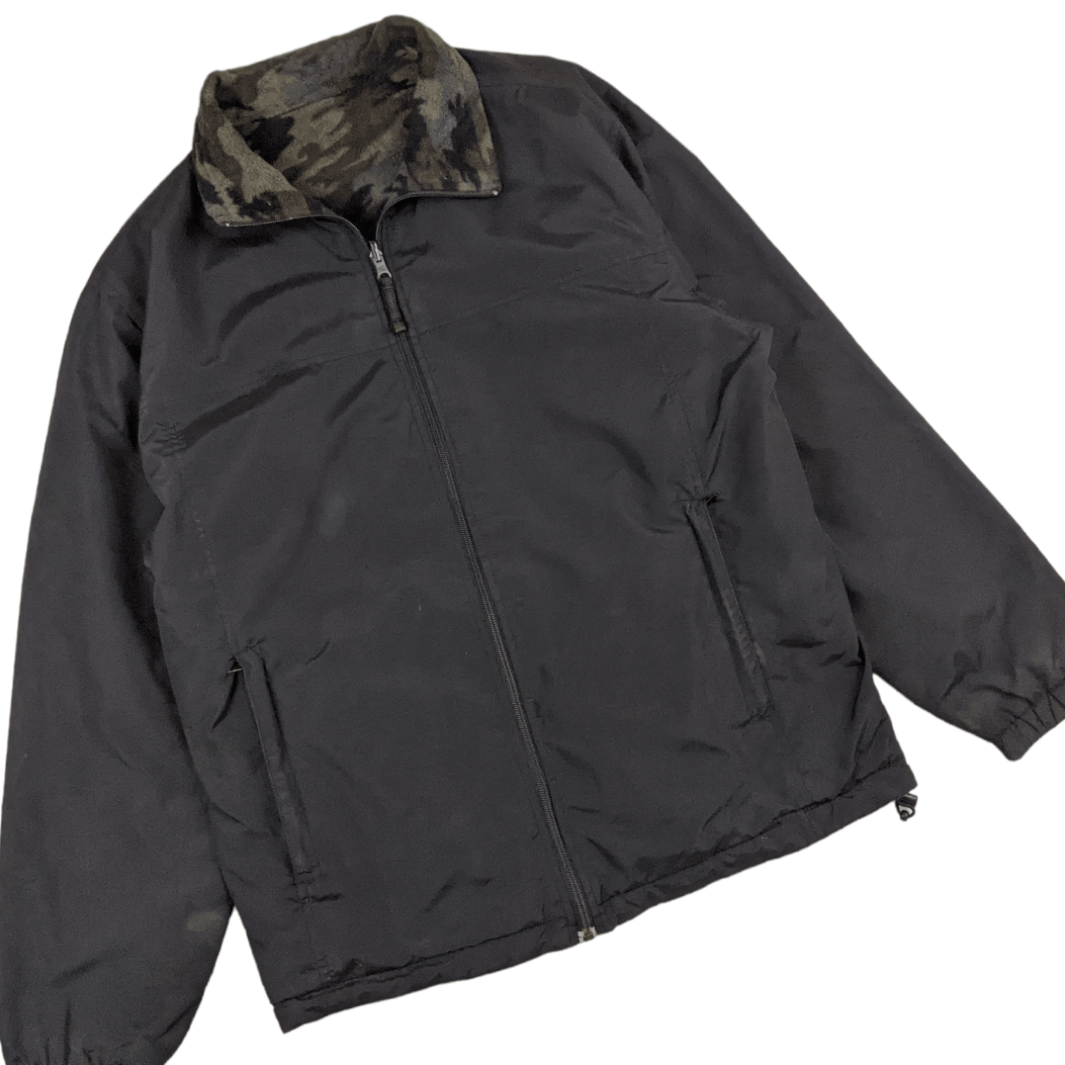 2000's UNIQLO Camouflage Fleece Windbreaker Winter Jacket