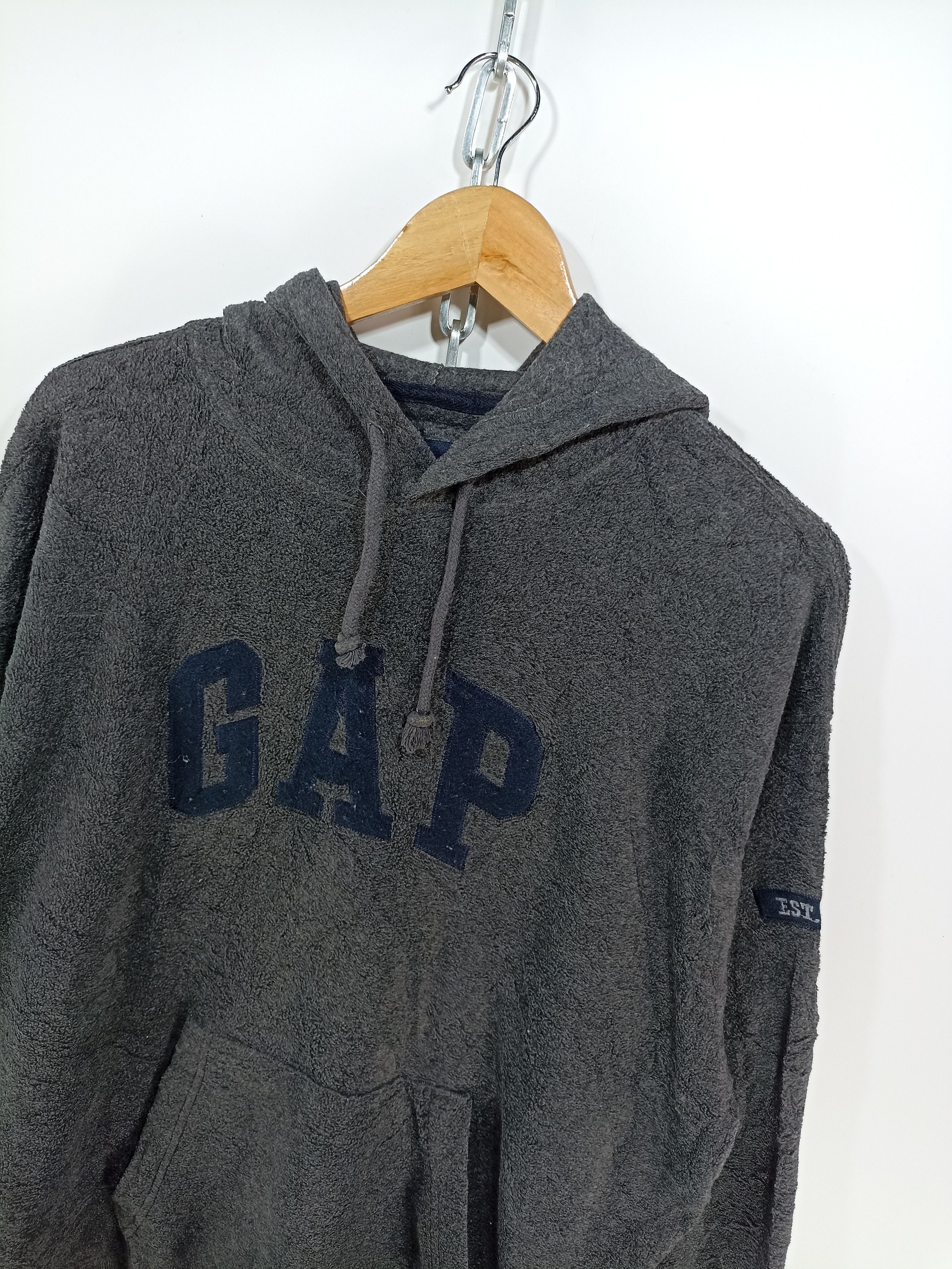 Gap × Vintage Vintage GAP Fleece Hooded Size US L / EU 52-54 / 3 - 2 Thumbnail