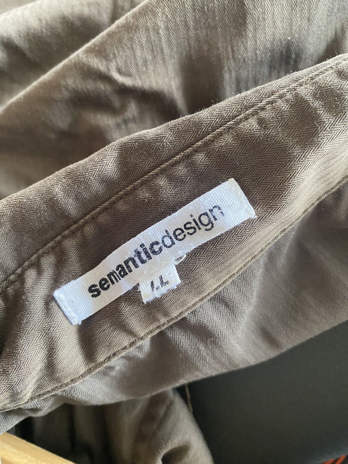 If Six Was Nine × Japanese Brand × semanticdesign ⚡️light layer⚡️ Semantic Design light jacket Size L / US 10 / IT 46 - 7 Thumbnail