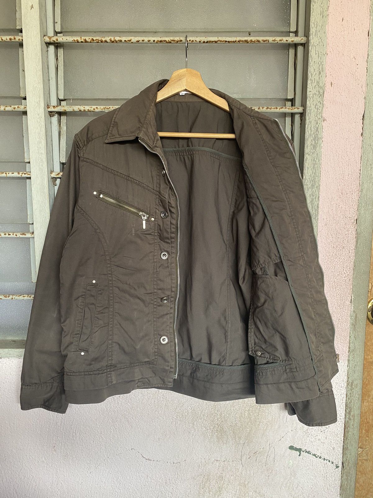 If Six Was Nine × Japanese Brand × semanticdesign ⚡️light layer⚡️ Semantic Design light jacket Size L / US 10 / IT 46 - 6 Thumbnail