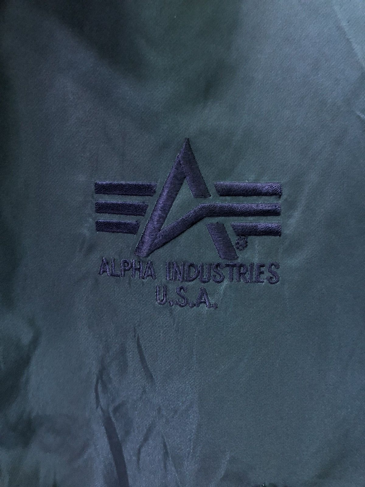 Alpha Industries × Vintage Vintage Alpha Industries Bomber Jacket Size US XL / EU 56 / 4 - 3 Thumbnail