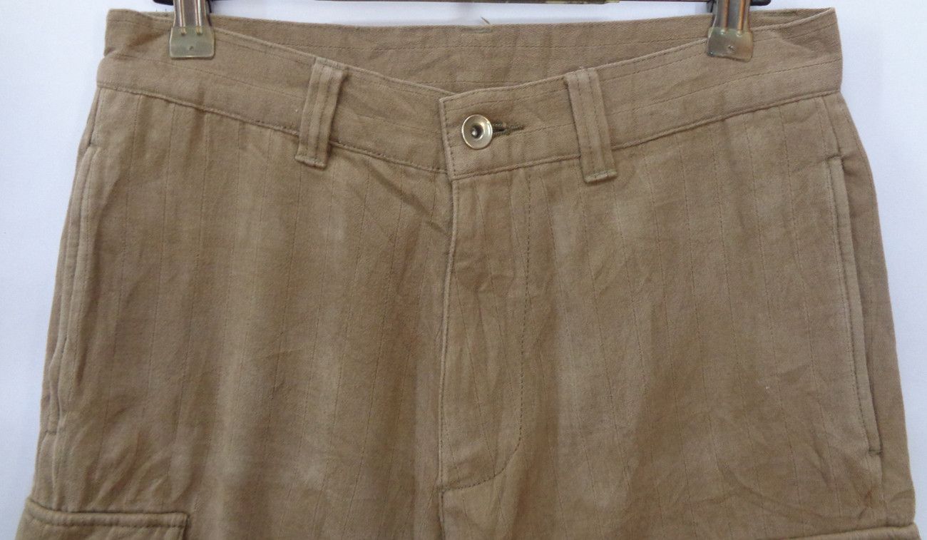 Designer × Guess × Japanese Brand Vintage GUESS COLLECTION Striped Cargo Pant Size US 29 - 4 Thumbnail
