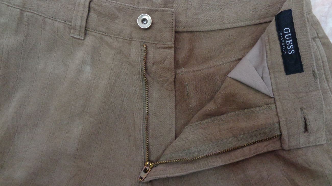 Designer × Guess × Japanese Brand Vintage GUESS COLLECTION Striped Cargo Pant Size US 29 - 9 Thumbnail