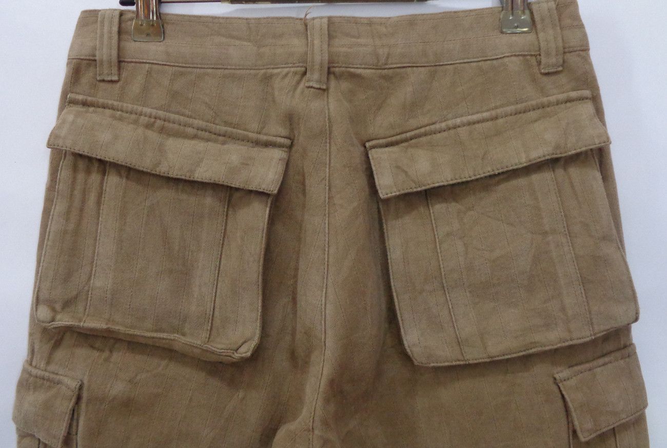 Designer × Guess × Japanese Brand Vintage GUESS COLLECTION Striped Cargo Pant Size US 29 - 6 Thumbnail