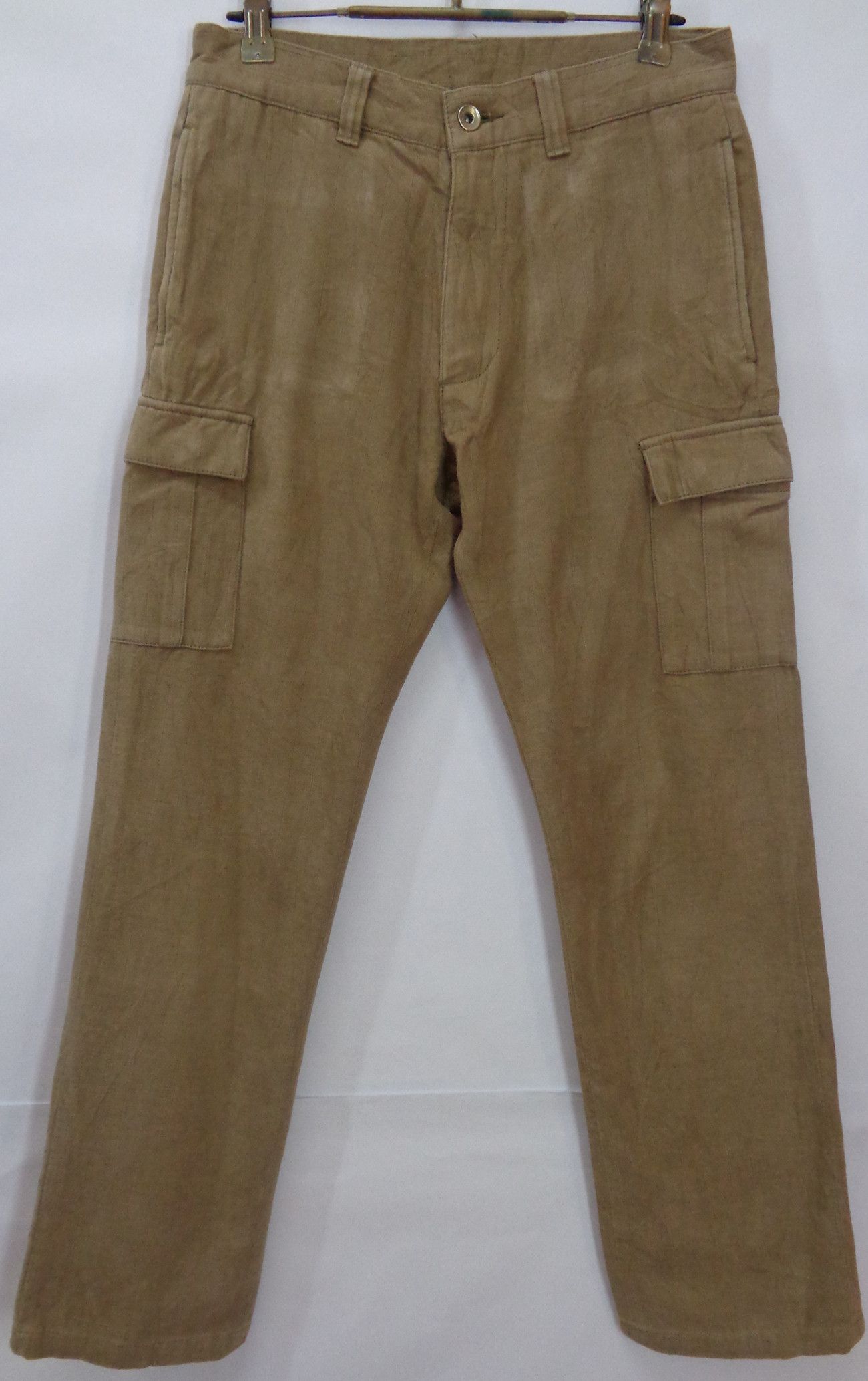 Designer × Guess × Japanese Brand Vintage GUESS COLLECTION Striped Cargo Pant Size US 29 - 3 Thumbnail