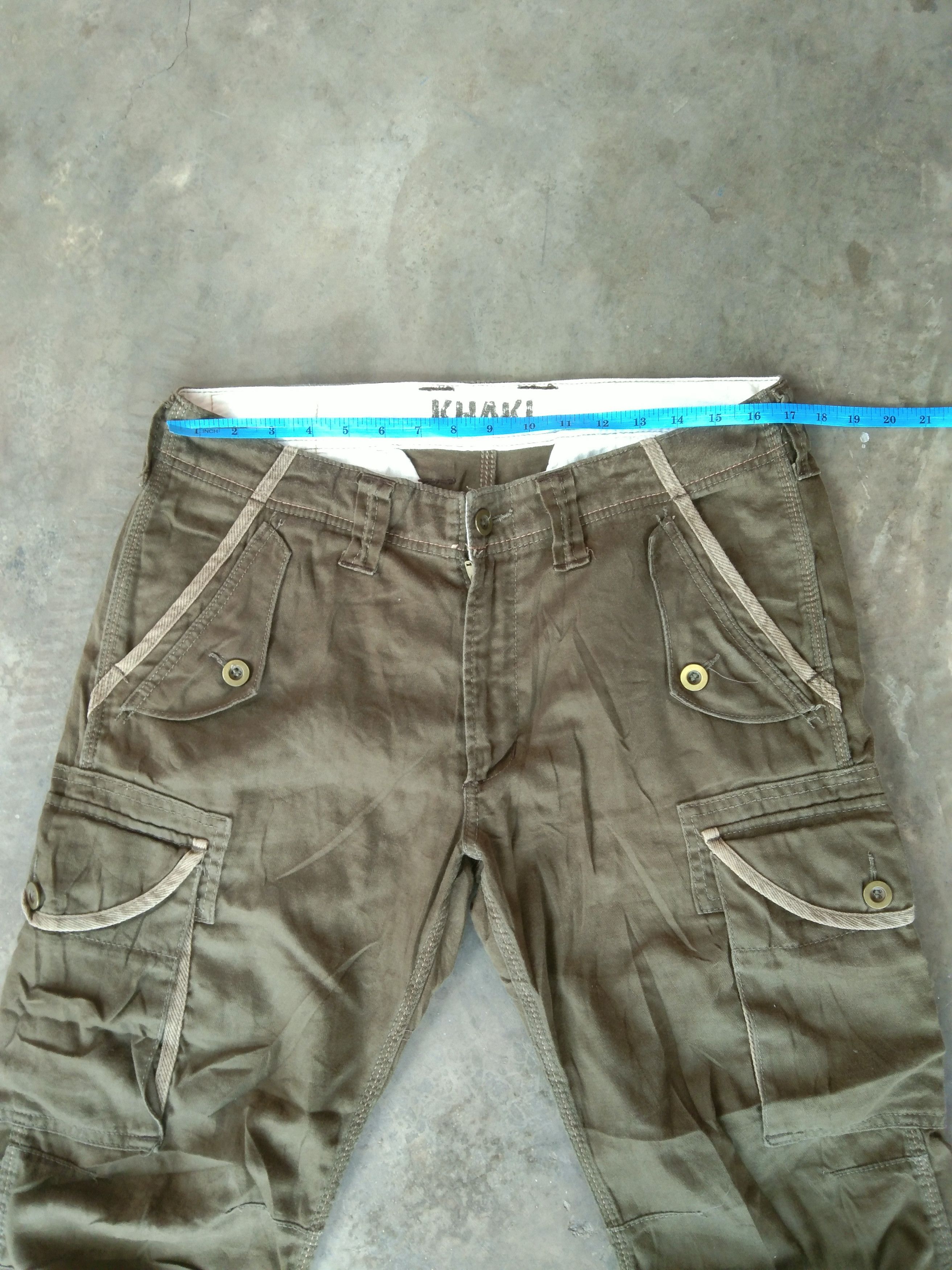 Japanese Brand Vintage Edwin Japanese Cargo Pants 34x27 Size US 34 / EU 50 - 1 Thumbnail