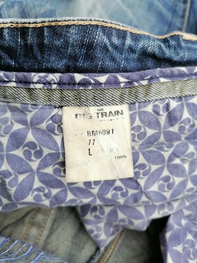 Japanese Brand Osaka Big Train Embroidered Denim Jeans Size US 32 / EU 48 - 5 Thumbnail