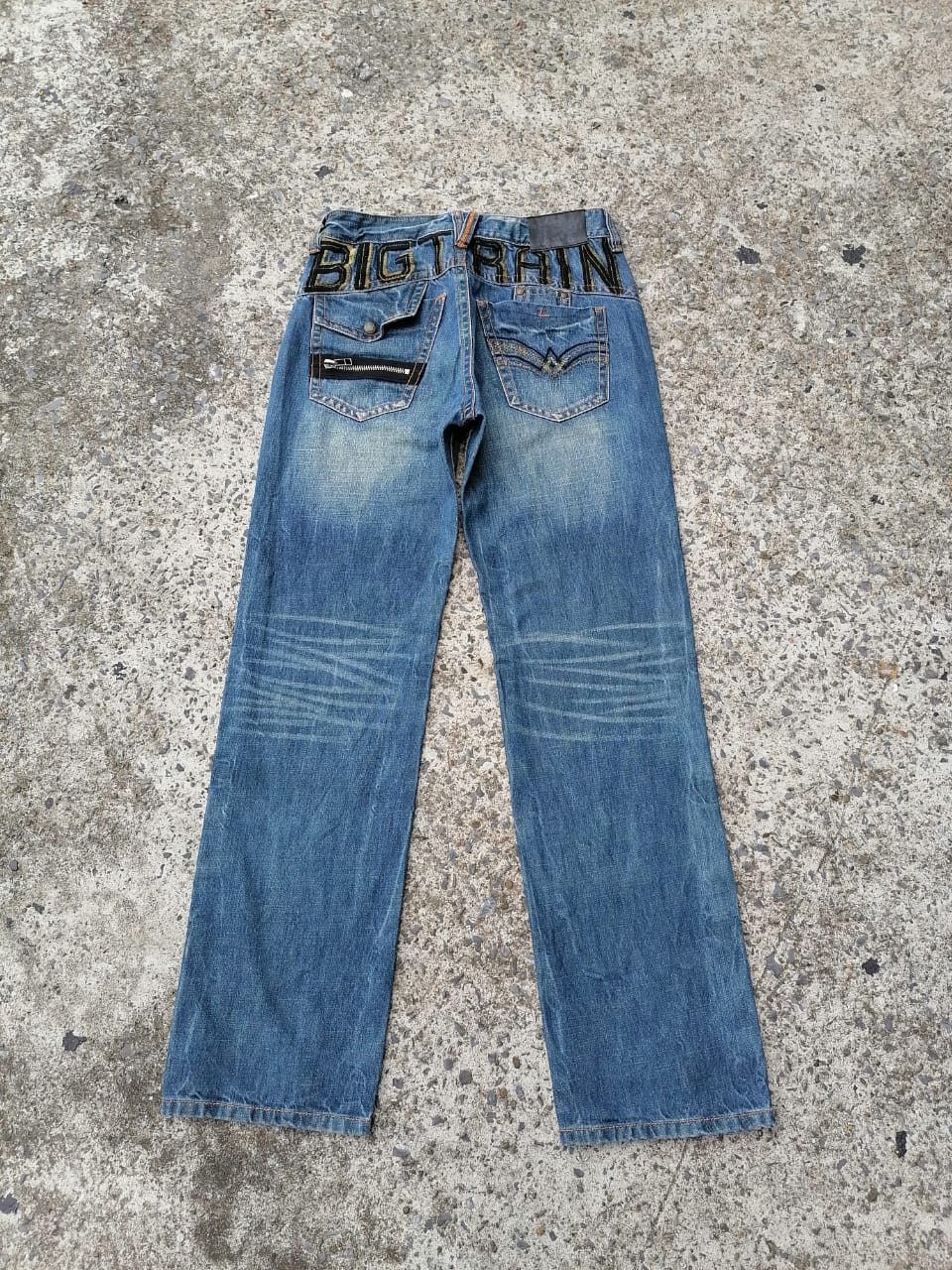 Japanese Brand Osaka Big Train Nice Design Denim Jeans Size US 30 / EU 46 - 2 Thumbnail
