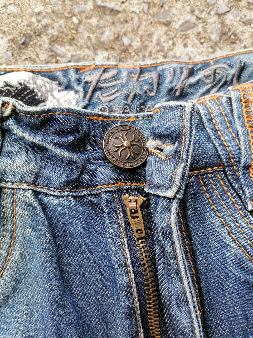 Japanese Brand Osaka Big Train Nice Design Denim Jeans Size US 30 / EU 46 - 4 Thumbnail