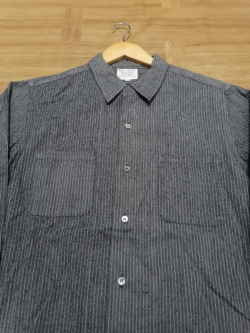 Japanese Brand Muraoka Made Pour Hommes Buttons Longsleeve Shirt Size US M / EU 48-50 / 2 - 2 Thumbnail