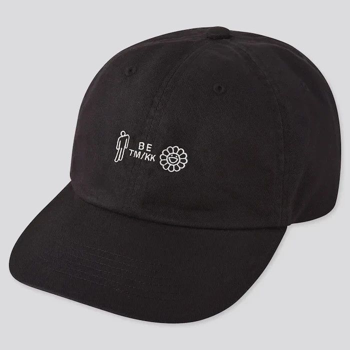 Billie Eilish Billie Eilish Taksahi Murakami Uniqlo Black White Hat Cap Size ONE SIZE - 6 Thumbnail
