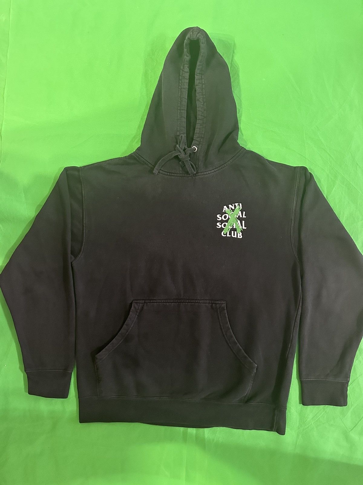 Anti Social Social newest Club Canceled Hoodie green Sz Medium