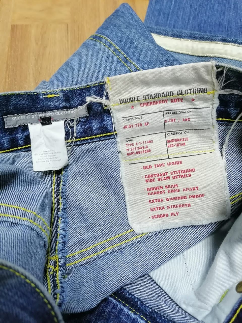 Japanese Brand Double Standard Womenwear Distressed Denim Jeans Size 30" / US 8 / IT 44 - 5 Thumbnail
