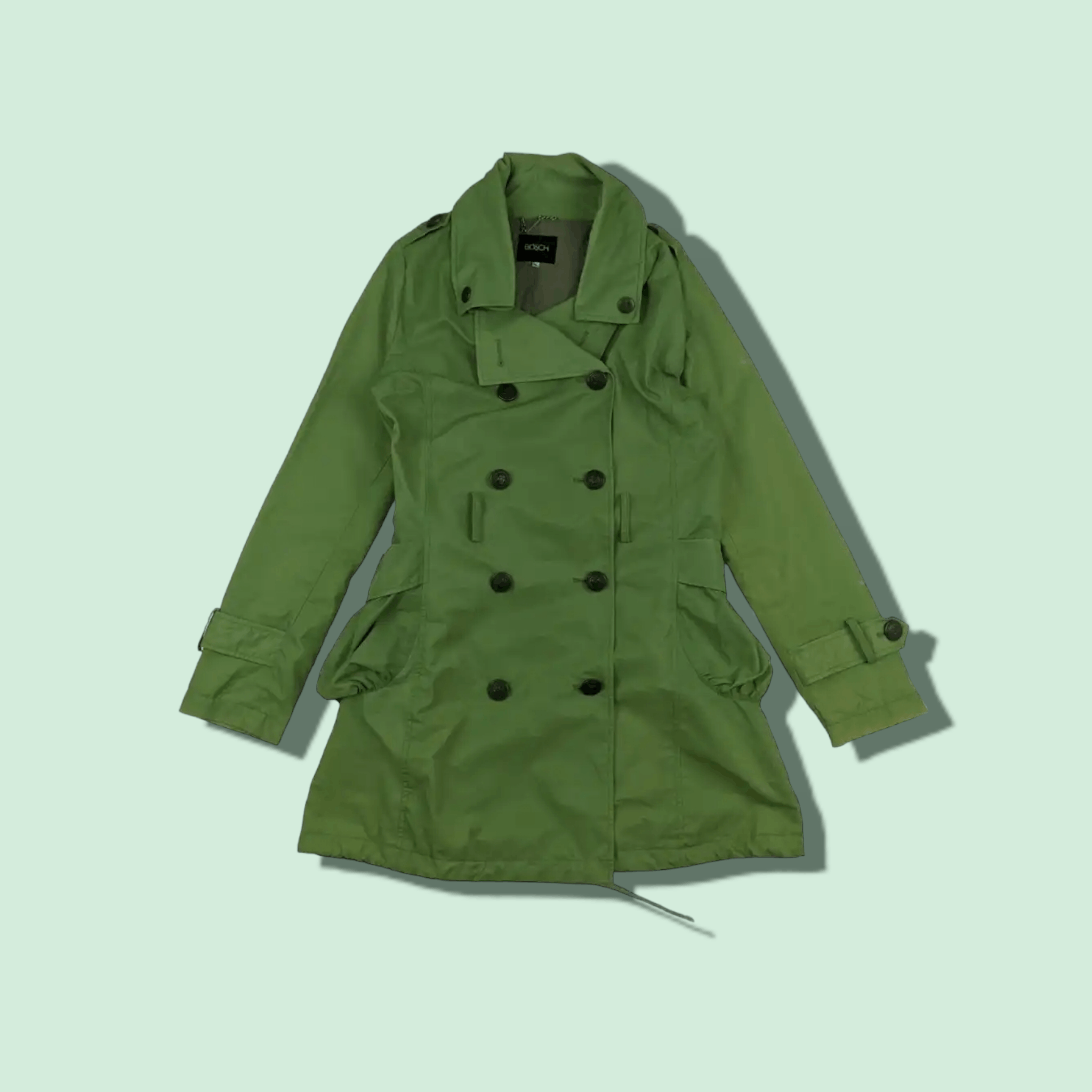 Japanese Brand Vintage BOSCH Long Trench Coat Size XS / US 0-2 / IT 36-38 - 1 Thumbnail