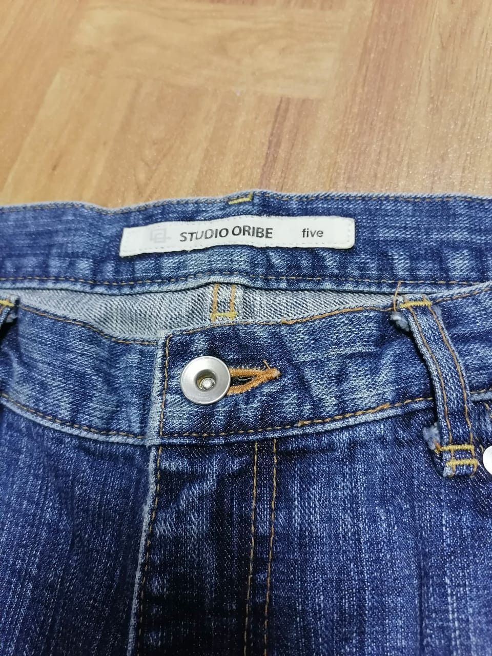 Japanese Brand Studio Oribe Denim Jeans Size US 34 / EU 50 - 2 Thumbnail