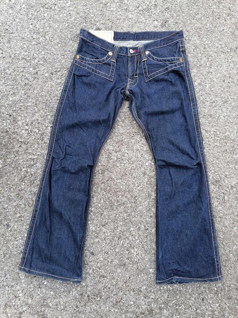 Japanese Brand Blue Way Flared Japanese Brand Jeans Size US 30 / EU 46 - 5 Thumbnail