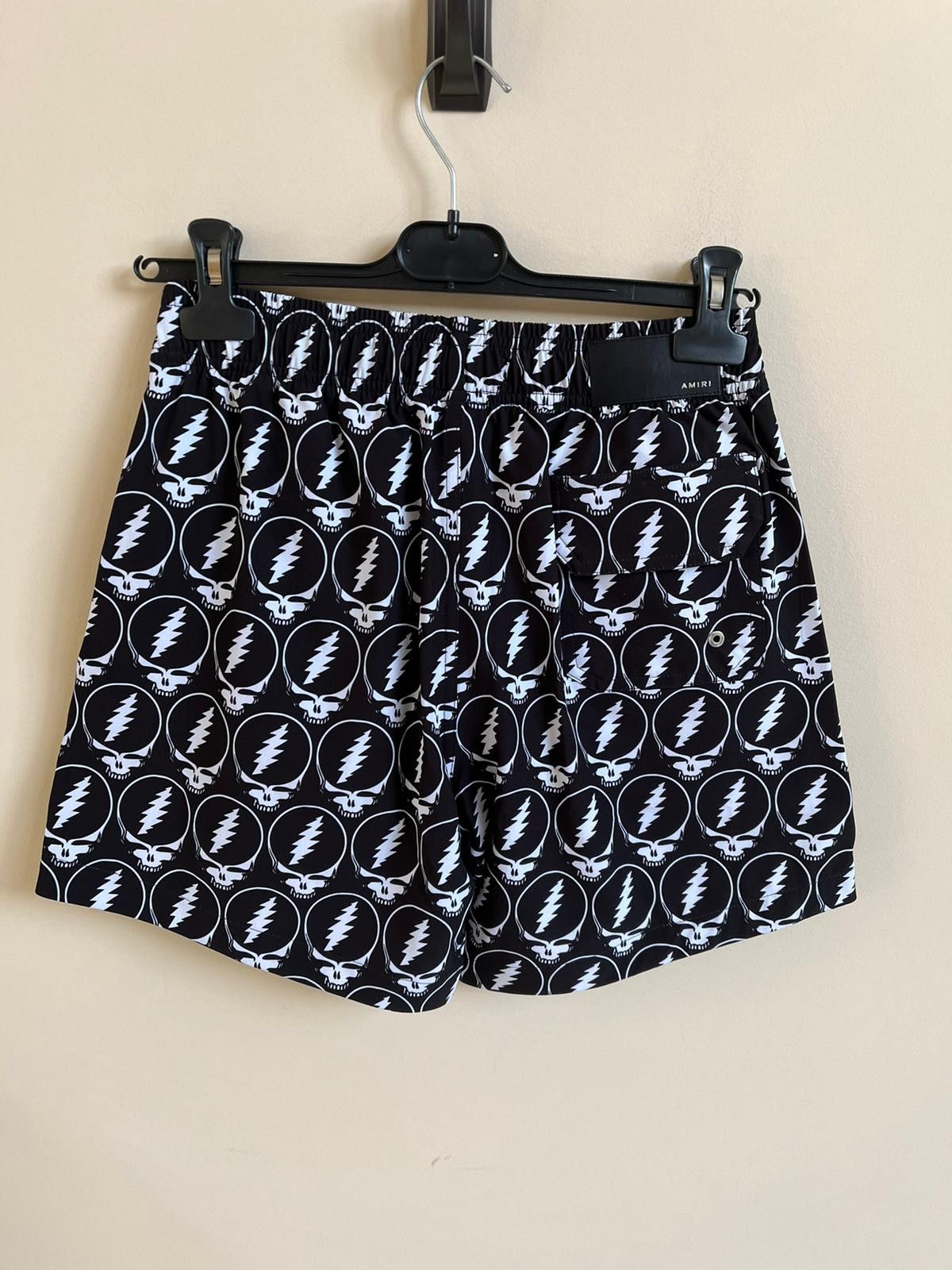 Amiri Grateful Dead Skull Swimming Shorts Size US 28 / EU 44 - 13 Thumbnail