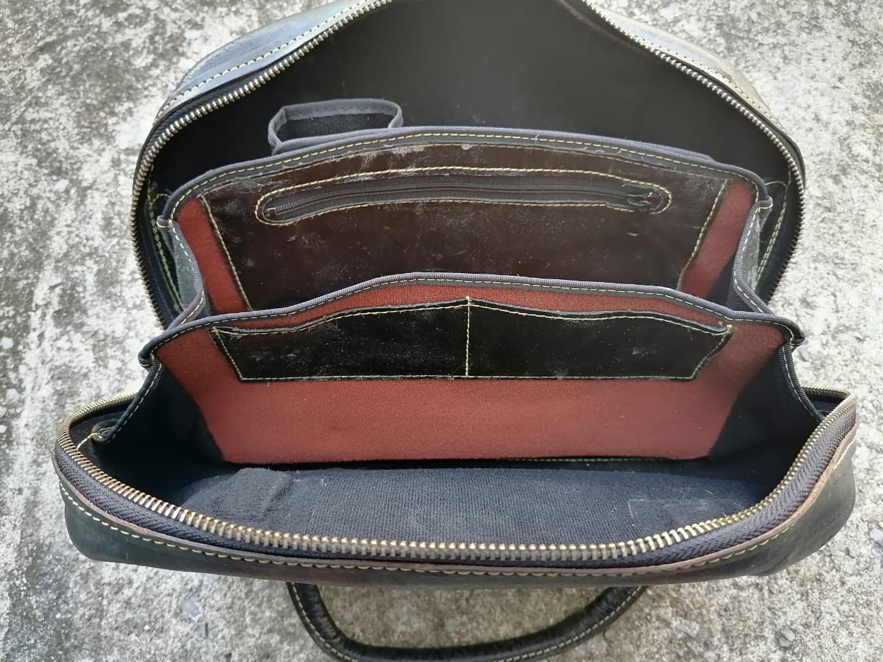 Japanese Brand Big Prosperity Tokyo Japan Leather Handbag Size ONE SIZE - 13 Thumbnail