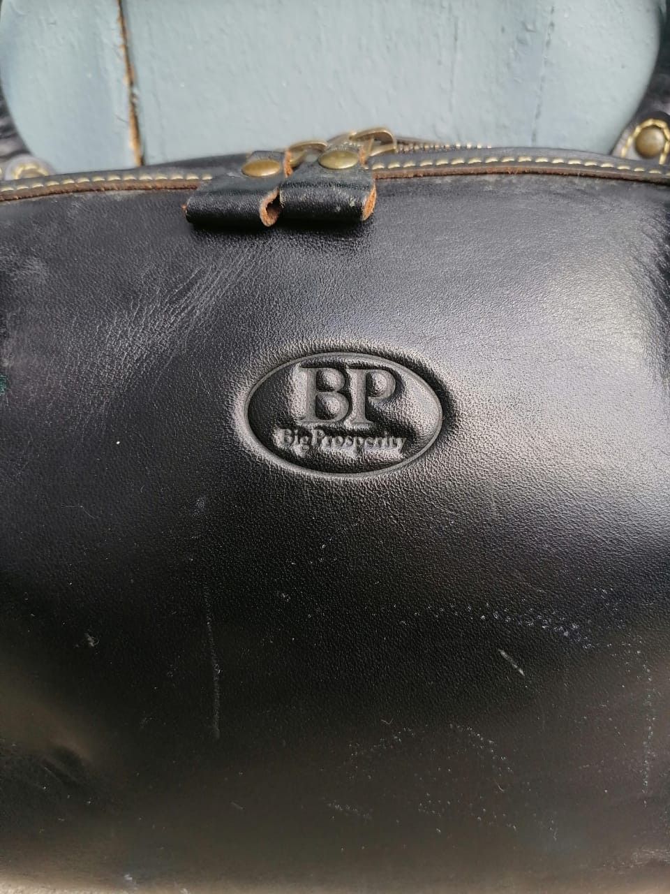 Japanese Brand Big Prosperity Tokyo Japan Leather Handbag Size ONE SIZE - 2 Thumbnail