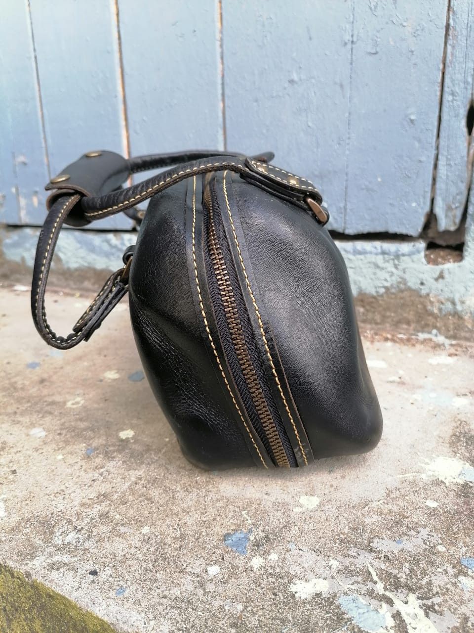 Japanese Brand Big Prosperity Tokyo Japan Leather Handbag Size ONE SIZE - 4 Thumbnail