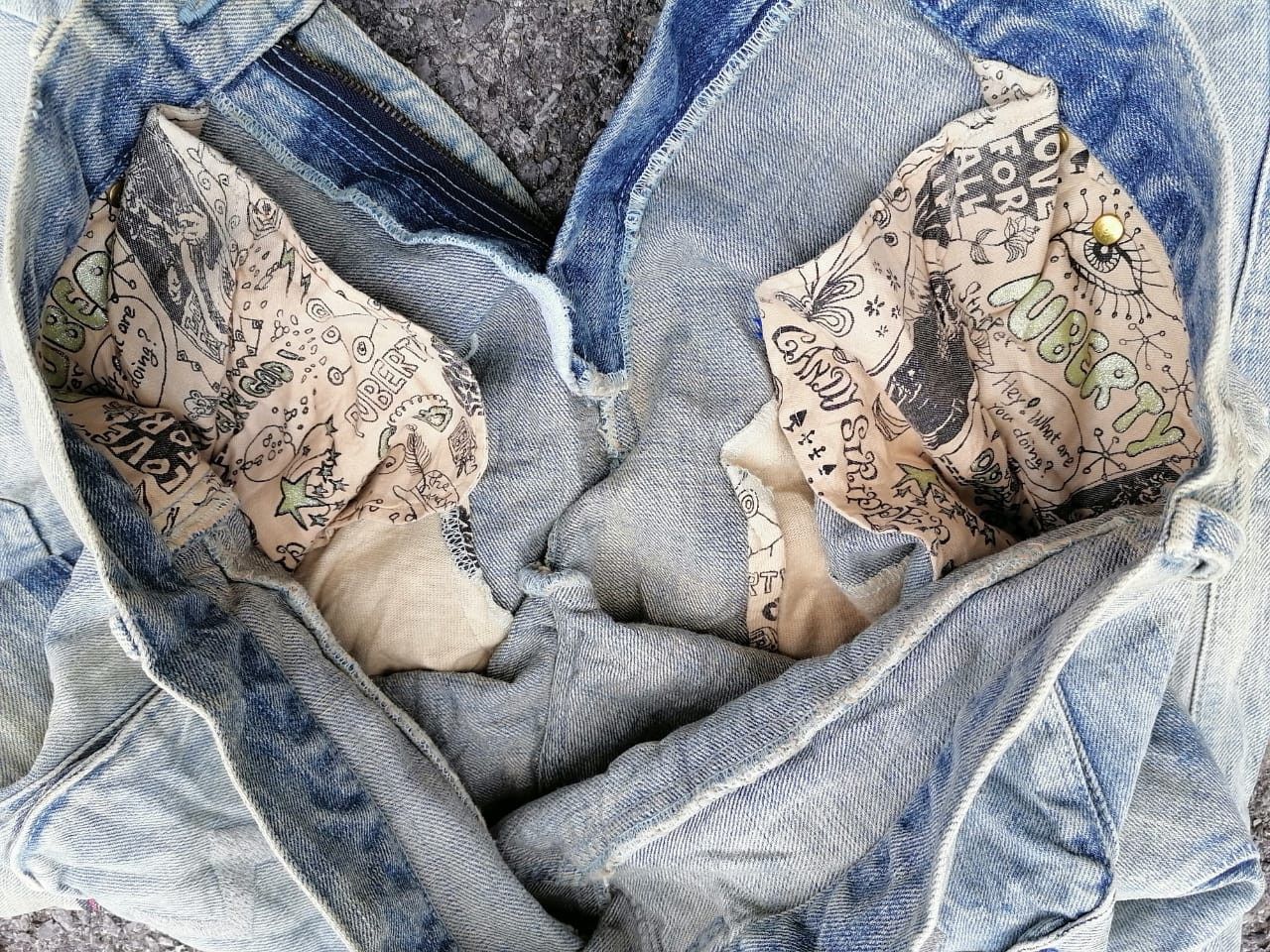 Japanese Brand Candy Stripper Distressed Denim Jeans Size US 32 / EU 48 - 7 Thumbnail