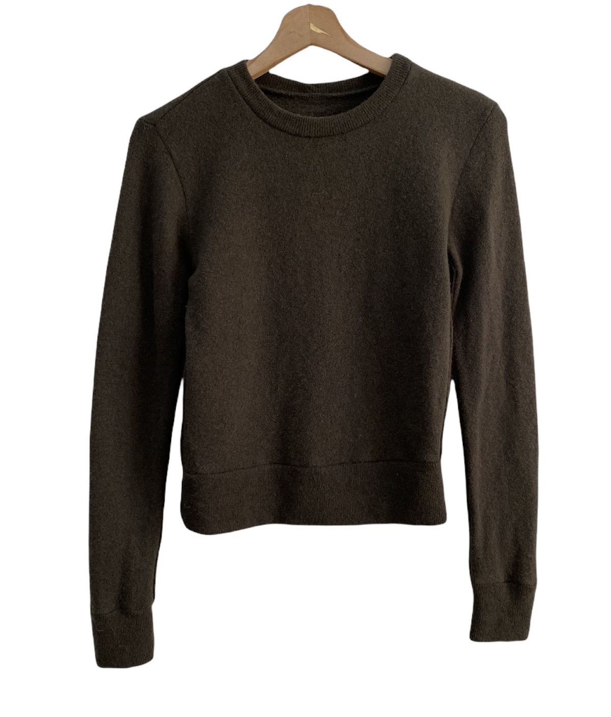 CABANE de ZUCCa ZUCCA ISSEY MIYAKE WOOL CROPPED SWEATSHIRT KANYE WEST STYLE Size US XS / EU 42 / 0 - 3 Thumbnail