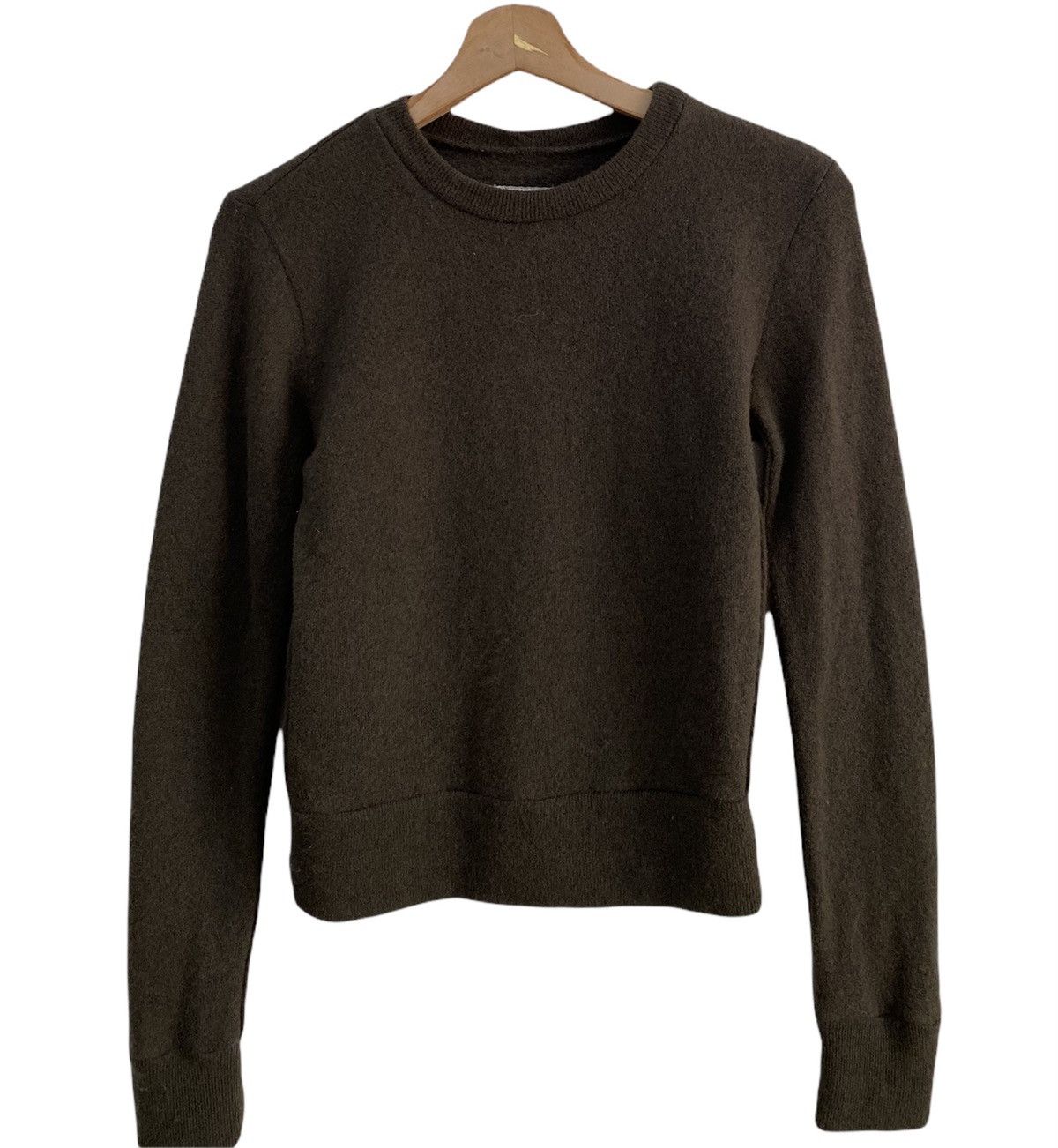 CABANE de ZUCCa ZUCCA ISSEY MIYAKE WOOL CROPPED SWEATSHIRT KANYE WEST STYLE Size US XS / EU 42 / 0 - 2 Thumbnail
