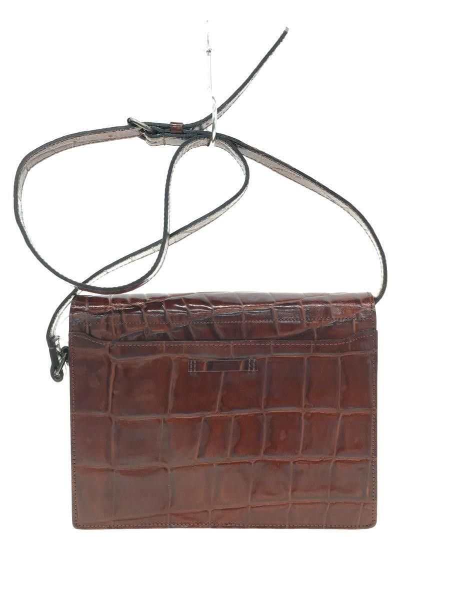 Jean Paul Gaultier Crocodile Embossed Leather Shoulder Bag Size ONE SIZE - 3 Thumbnail