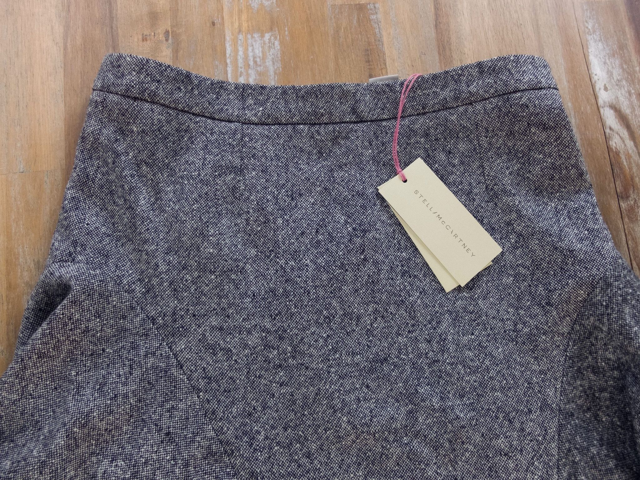 Stella McCartney STELLA MCCARTNEY asymmetrical gray wool skirt XS 4 38 Size 26" / US 2 / IT 38 - 5 Thumbnail