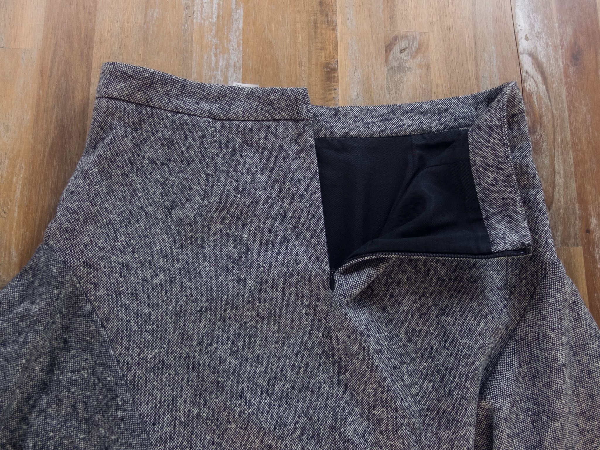 Stella McCartney STELLA MCCARTNEY asymmetrical gray wool skirt XS 4 38 Size 26" / US 2 / IT 38 - 11 Thumbnail