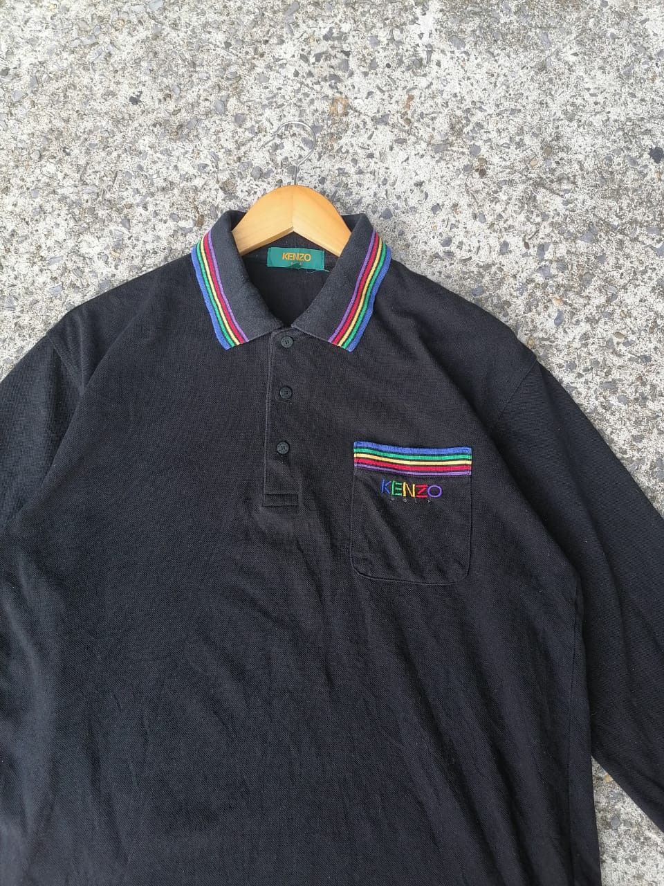 Japanese Brand × Kenzo Kenzo Made In Japan Longsleeve Polos Size US M / EU 48-50 / 2 - 5 Thumbnail