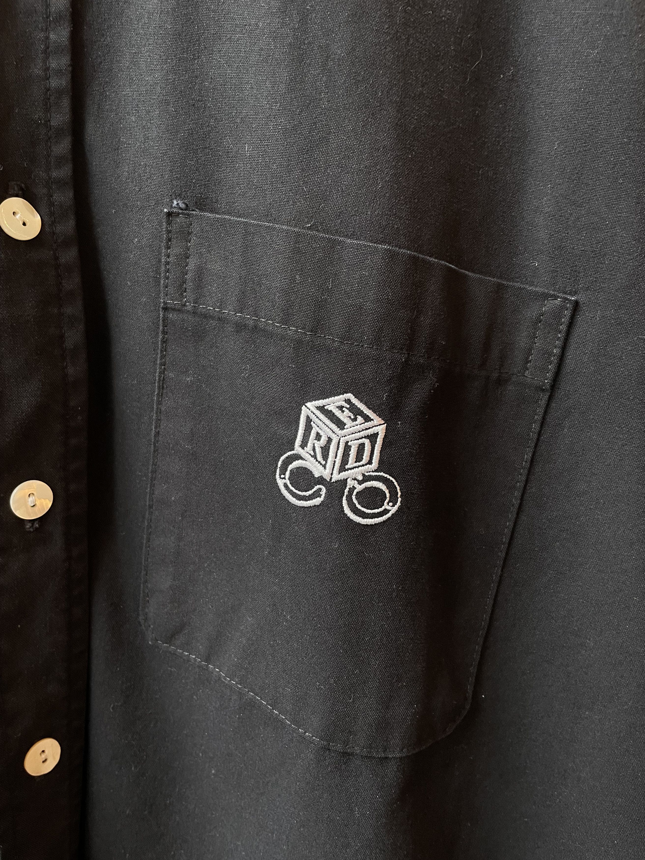 Enfants Riches Deprimes ERD BLACK BUTTON DOWN BABY BLOCK EMBROIDERY Size US L / EU 52-54 / 3 - 3 Thumbnail