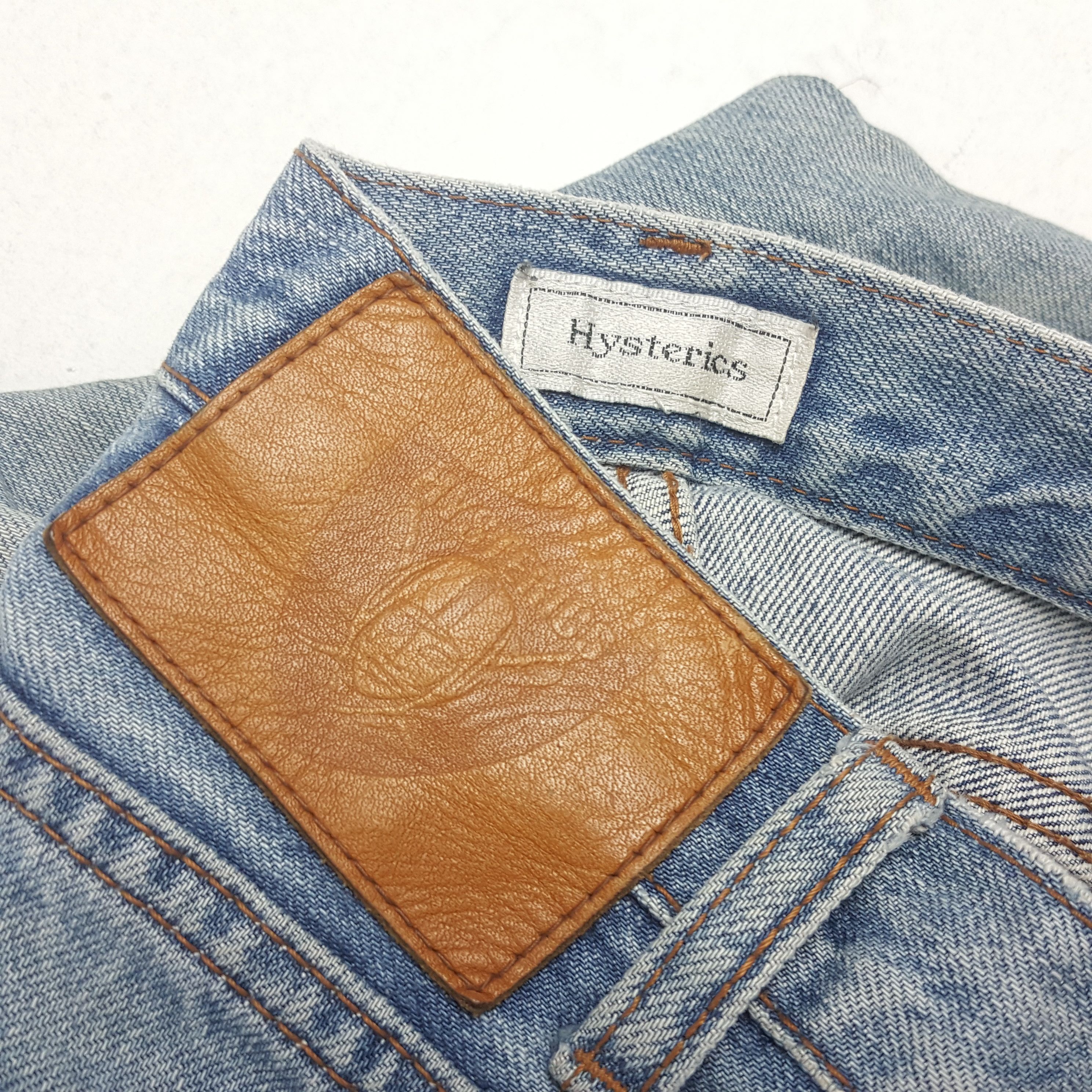 Hysteric Glamour × Japanese Brand × Vintage Vintage HYSTERIC GLAMOUR Japanese Custom Skull Skinny Jeans Size US 30 / EU 46 - 15 Thumbnail