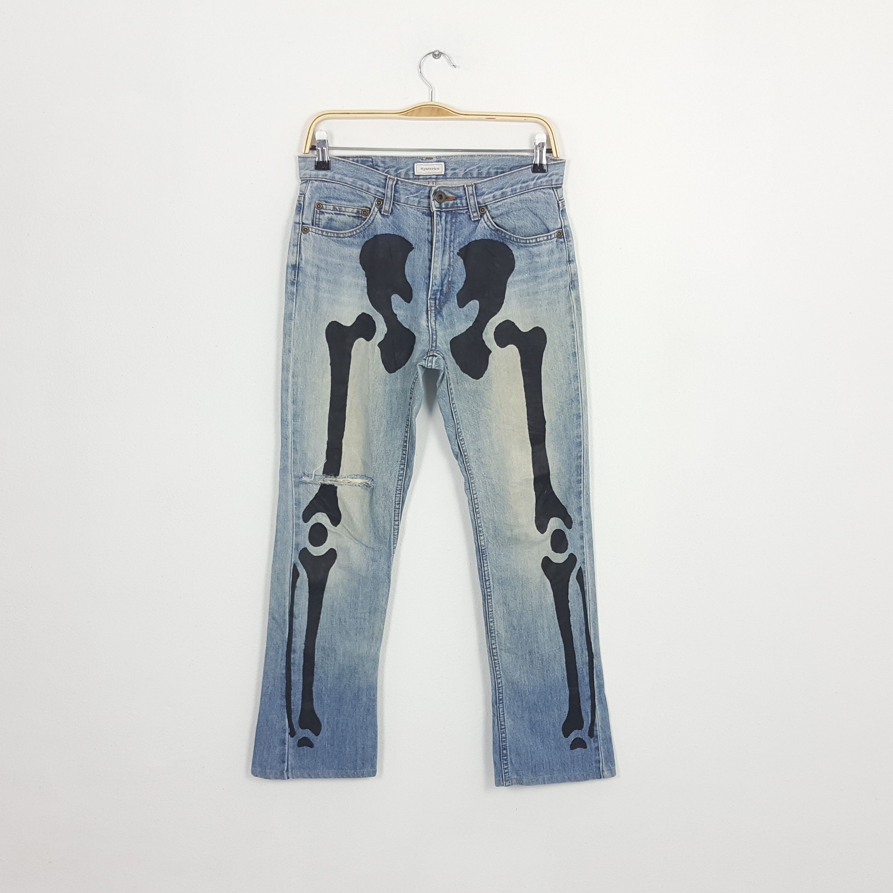 Hysteric Glamour Hysteric Glamour Music Note Skinny Jeans | Grailed