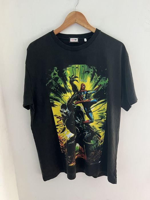 Kith Kith Marvel Spider-Man Venom Battle Vintage Tee | Grailed