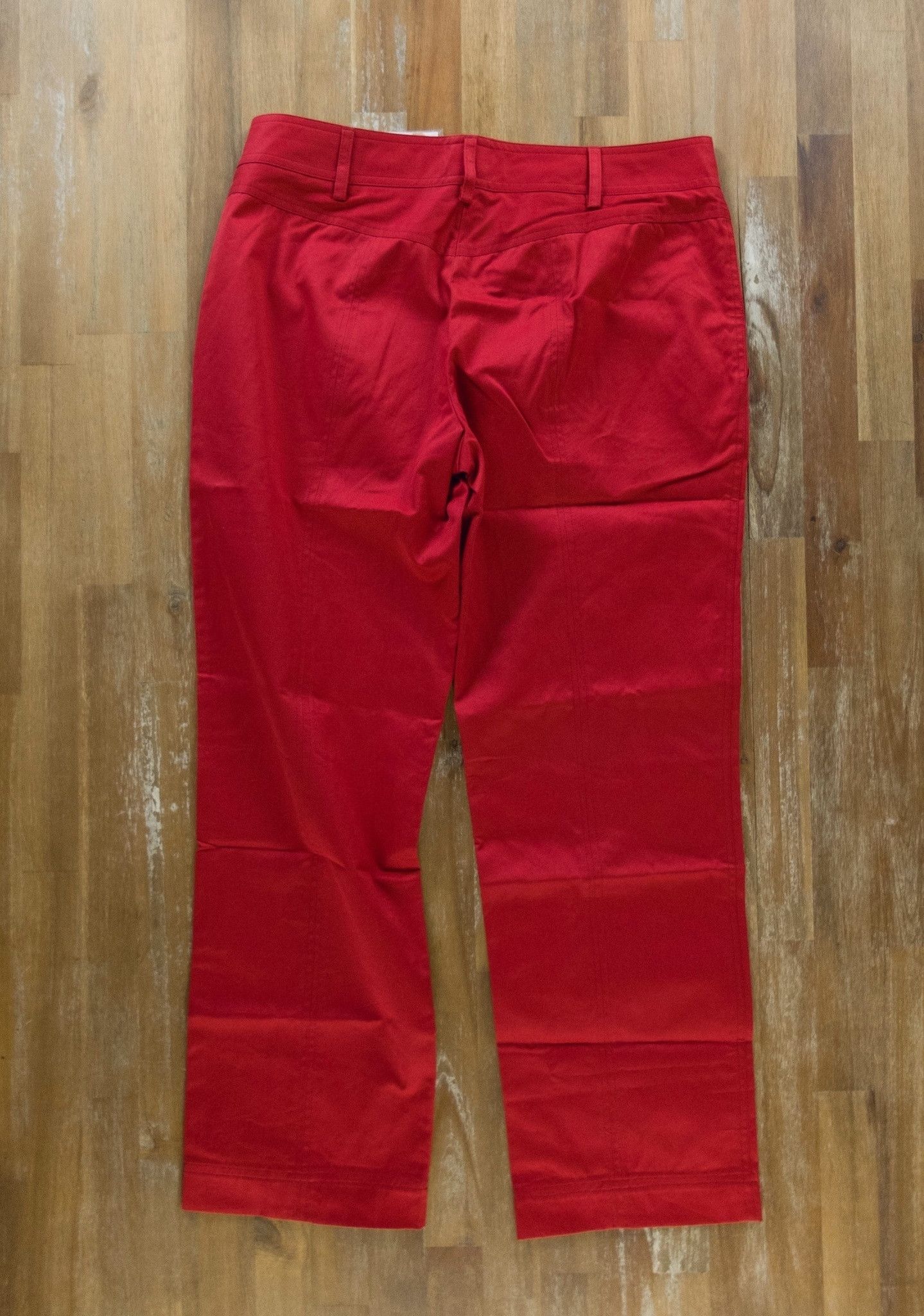 Luciano Barbera LUCIANO BARBERA red cotton crop capri pants trousers 42 Size 28" / US 6 / IT 42 - 9 Thumbnail