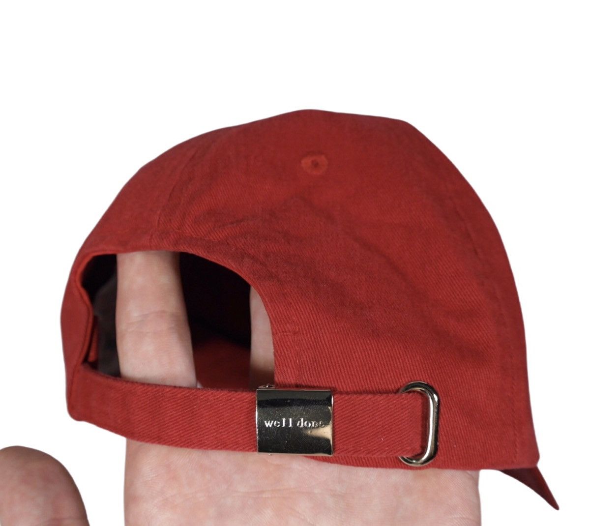 WE11DONE We11done Baseball Cap Red One Size Size ONE SIZE - 4 Thumbnail