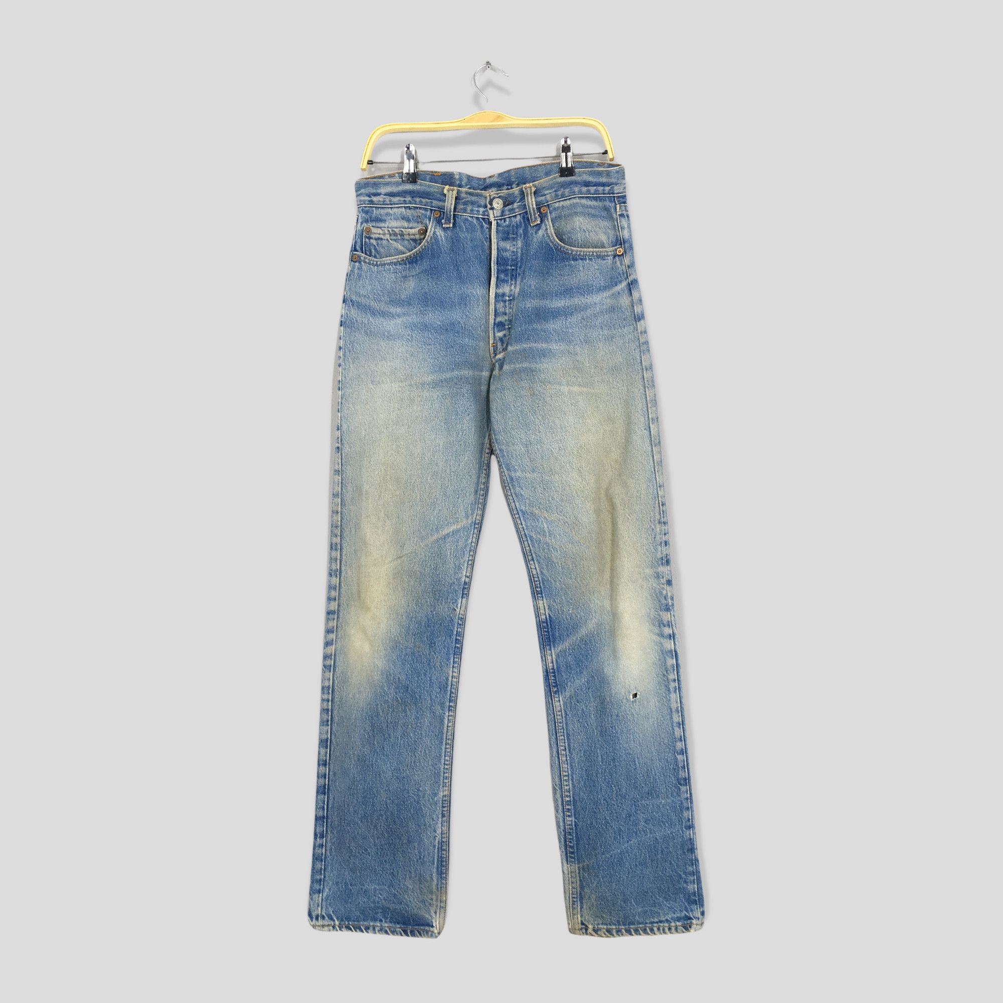 Image of Levis x Vintage Size 31X33 Vintage Levi's 501 Blue Rusty Jeans, Men's